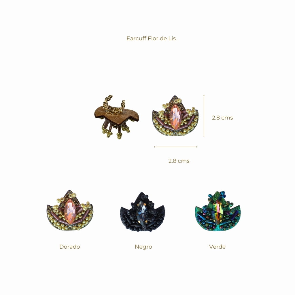 Earcuff Flor de Lis