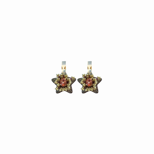 Aretes Estrella - Baño en Oro 24K